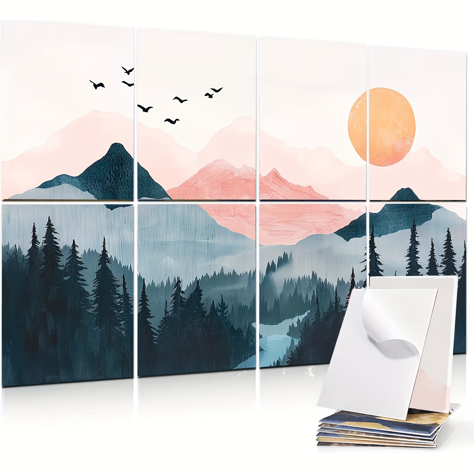8pcs of artistic acoustic soundproof wall panels self   artistic soundproof mats acoustic soundproof wall boards decorative acoustic absorption panels for home and office acoustic   for recording  