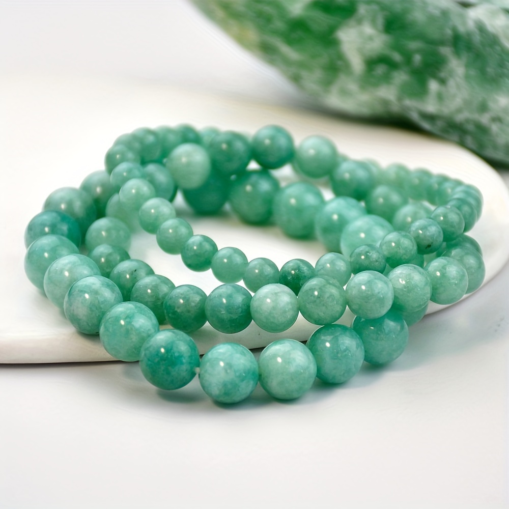 

Genuine Jade Stretch Bracelet, Traditional Chinese Style, Vintage Elastic Rope Wrist Accessory, Women's Elegant Green Jade Bangle
