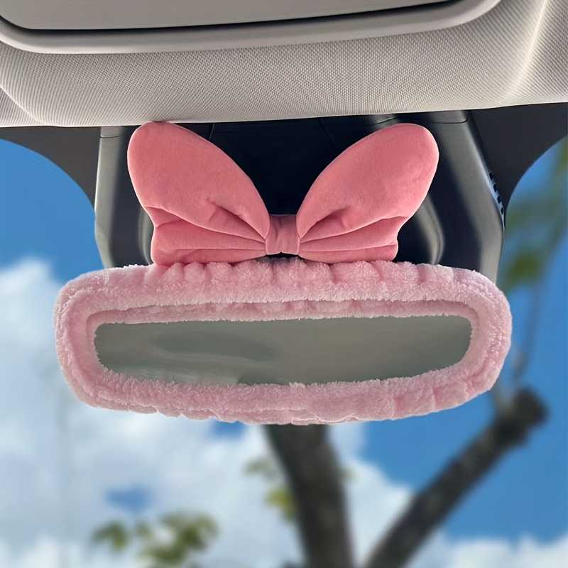 TEMU 1 stuk Decoratieve Hoes voor Autospiegel, Auto-accessoire Ornament, Beschermhoes voor Achteruitkijkspiegel