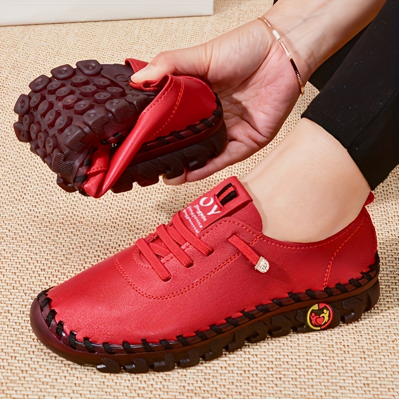   chaussures décontractées pour   avec semelle souple printemps et automne, chaussures confortables et respirantes pour femmes, chaussures pour femmes