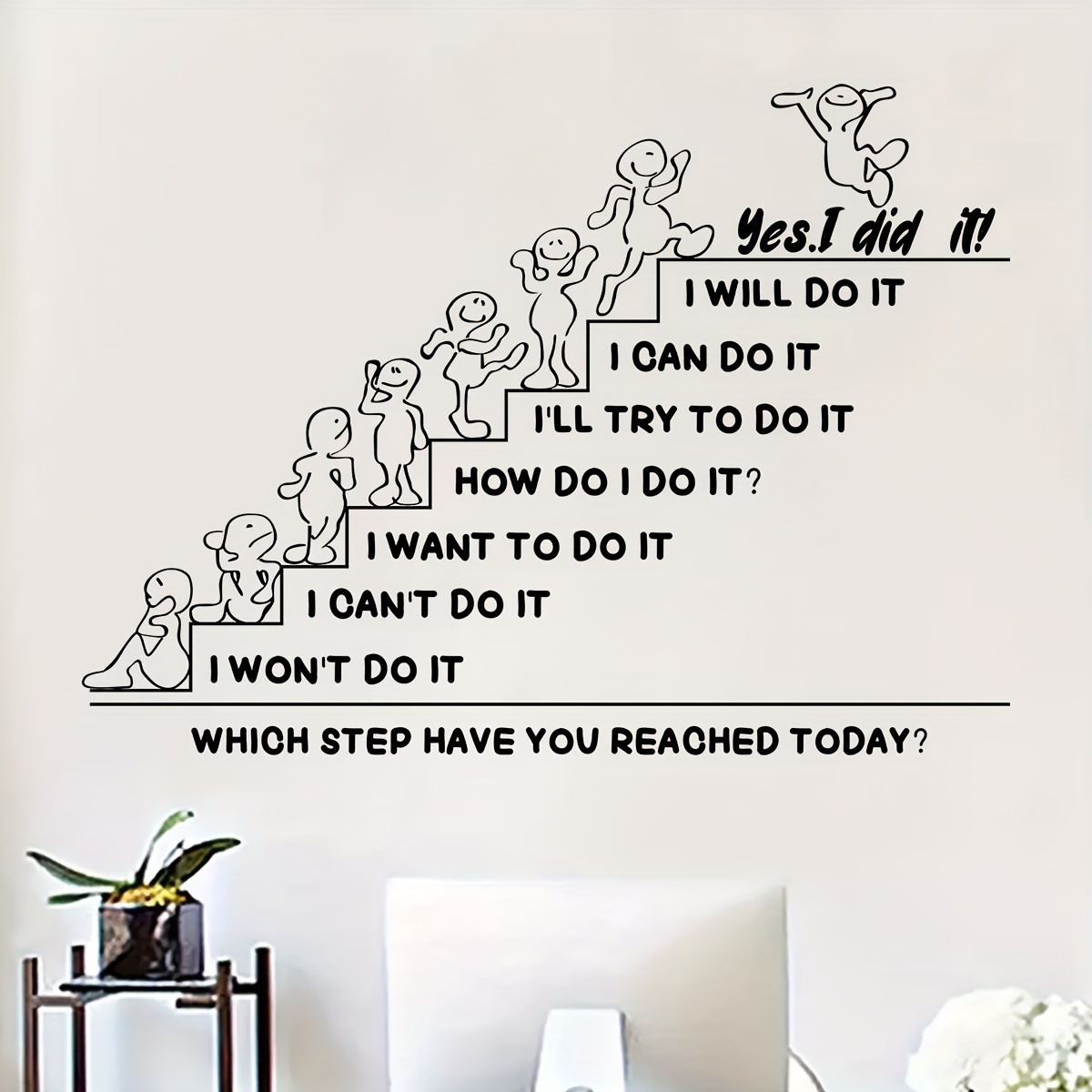 

Inspirational 'i It' Decal - -adhesive, For Decor, For , , And Entryway