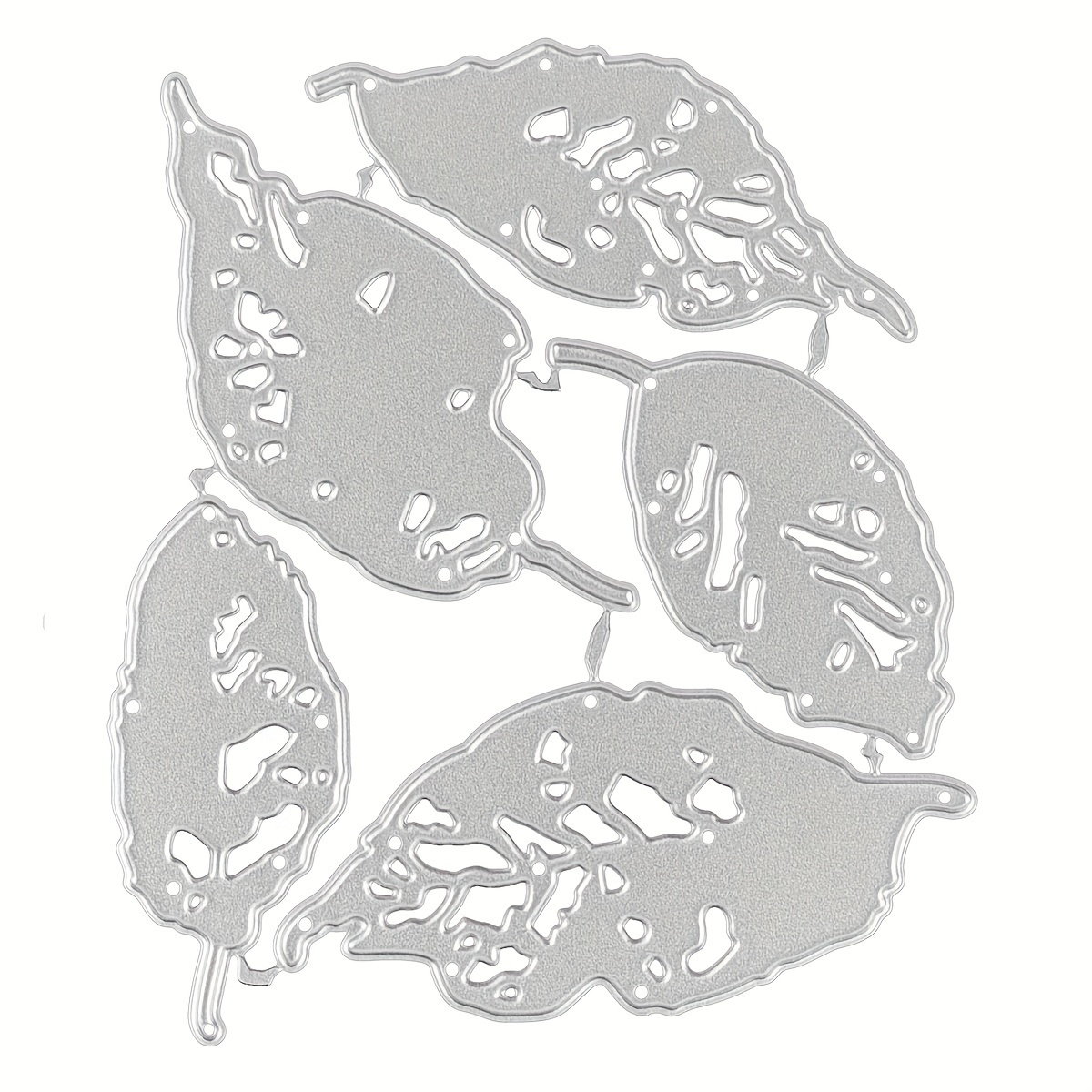 TEMU 1pc Creative Withered Leaves Theme Die - A Versatile Craft Tool For Scrapbooks, Photo Albums, Greeting Cards, And Home Decor - Perfect For