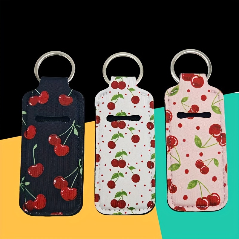 

3pcs Lip Keychains - Sleeve , Bag, Car Key Decor,