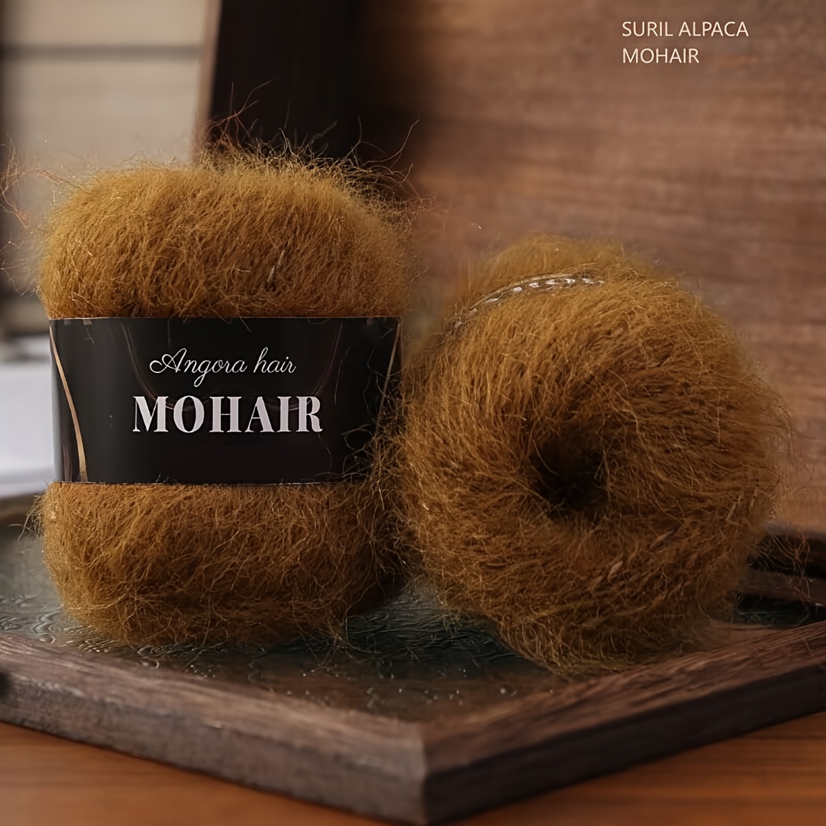 TEMU 2 Skeins Of 50g (25g*2) Alpaca Yarn