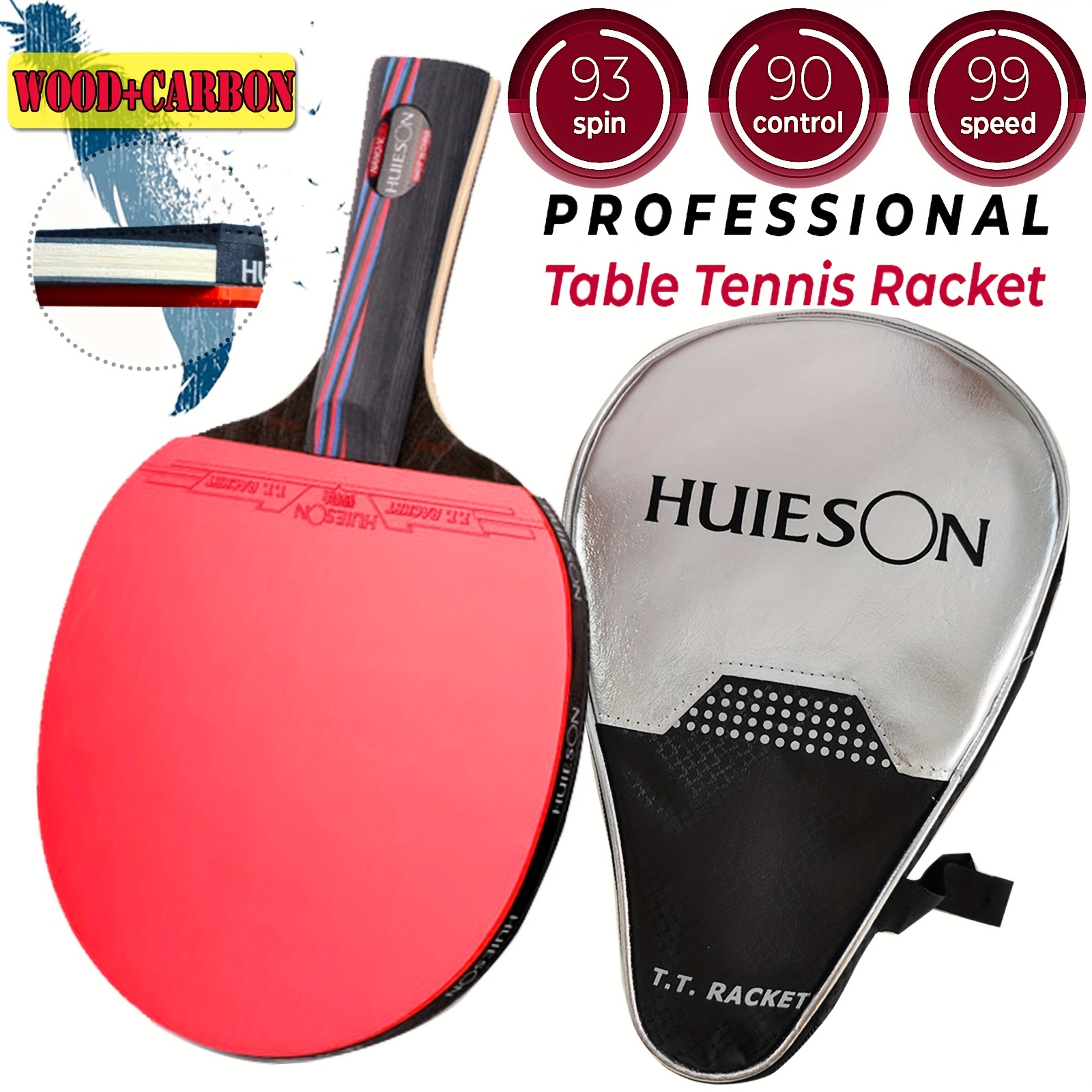 

Huieson Table - Universal & Wood Pong - 2mm , 9-ply , Ergonomic , Carrying - 1 ,