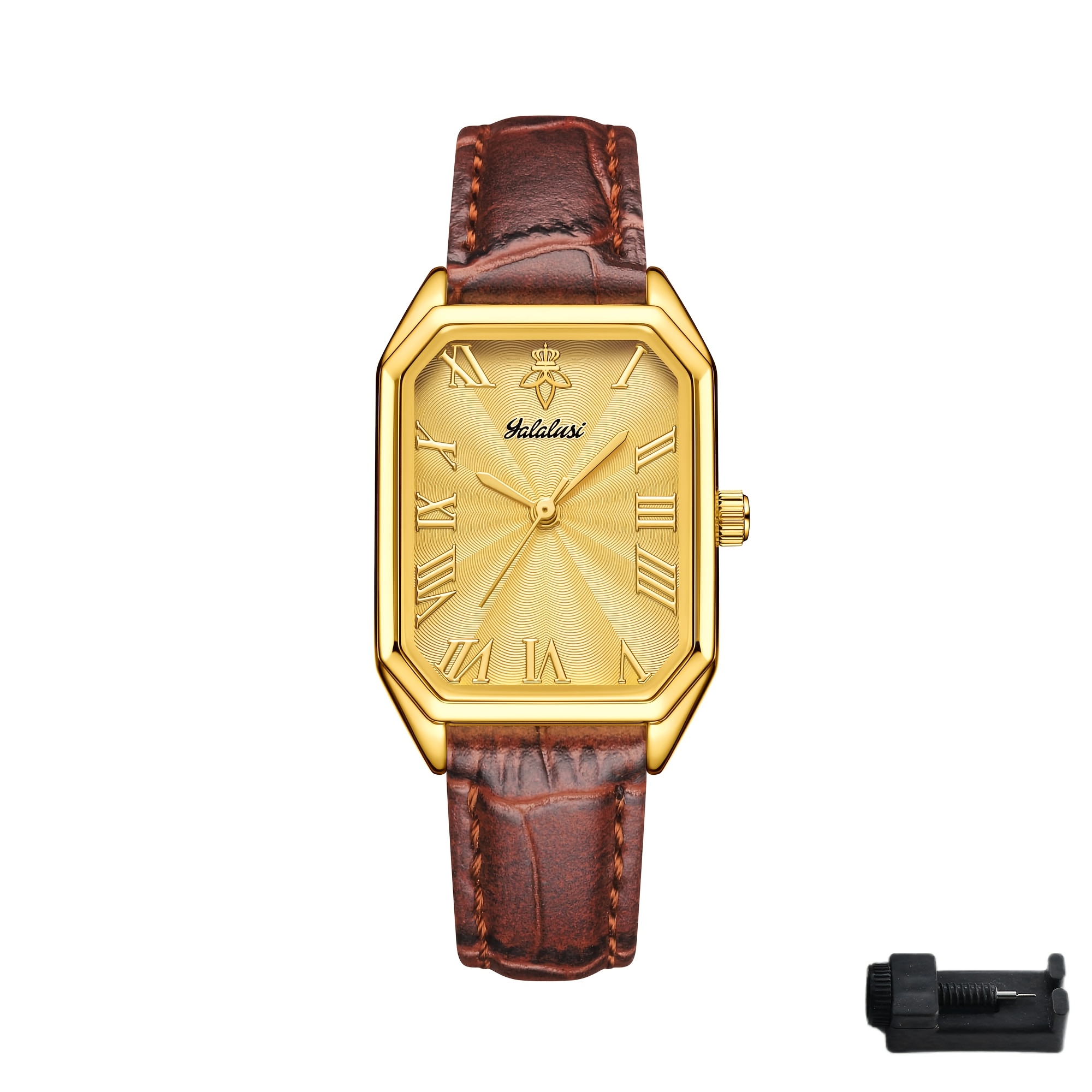 Women's Exquisite Quartz Watch with Textured Dial, Chic Design