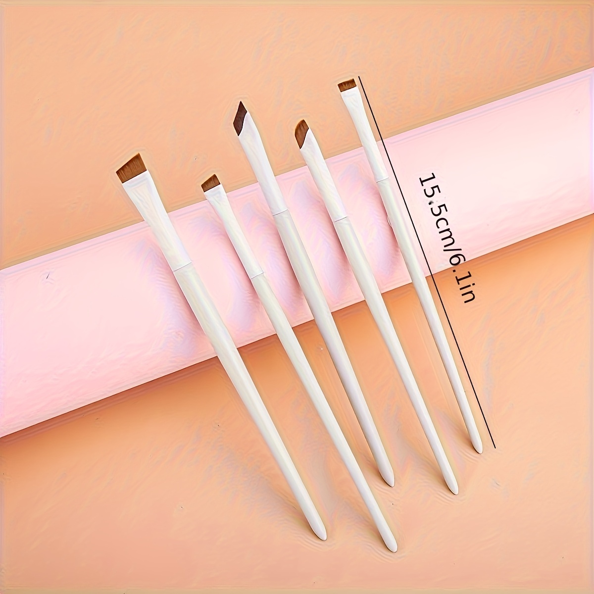 The Yun Includes 5 Precision Eye Makeup Brushes, Featuring A -shaped Eyeliner Brush, An Angled Eyeliner Brush, And An Eyebrow Brush, To