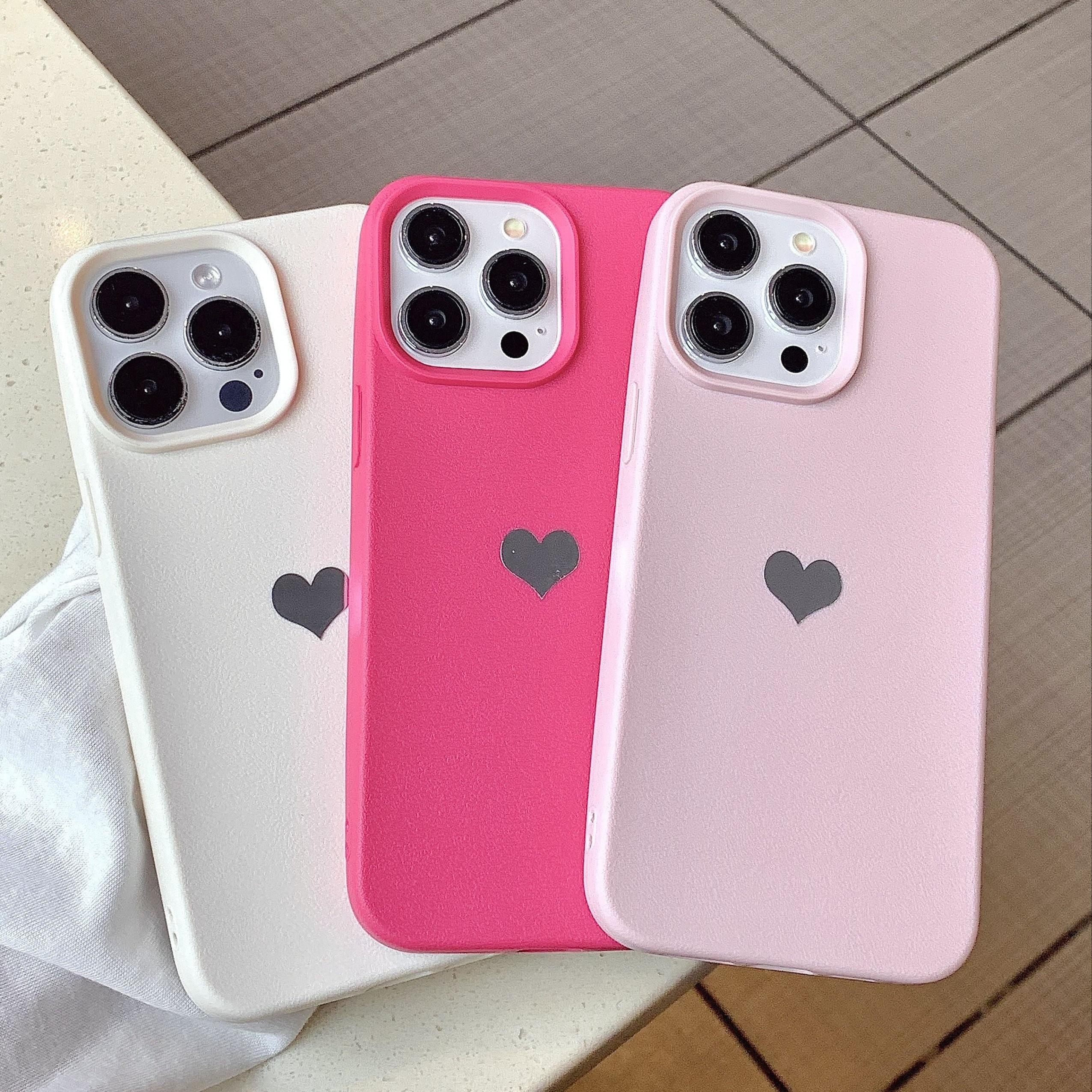 

2023 3pcs Textured Tpu Cases For Iphone 14 Pro Max, 13/14, 11, 12 - Protective Phone Covers