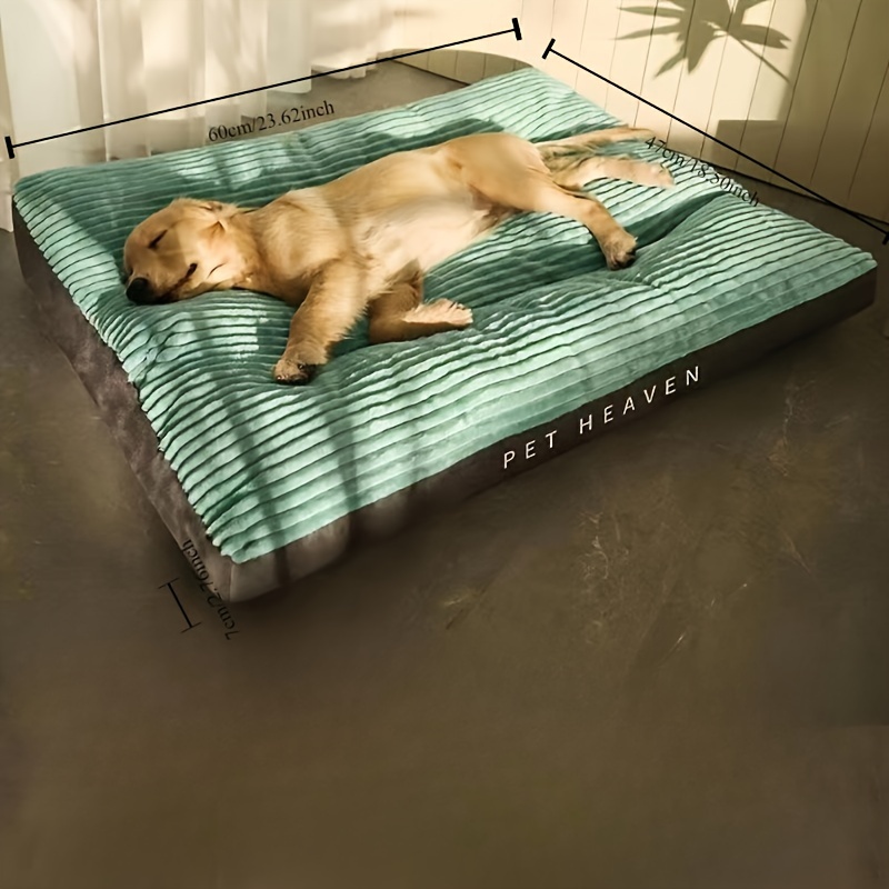 

1pc Thickened Soft Velvet Dog Nest, Warm Cotton Dog Sleeping Bed, 4 Seasons Universal, Dog Floor Mat Cushion Sofa, Washable