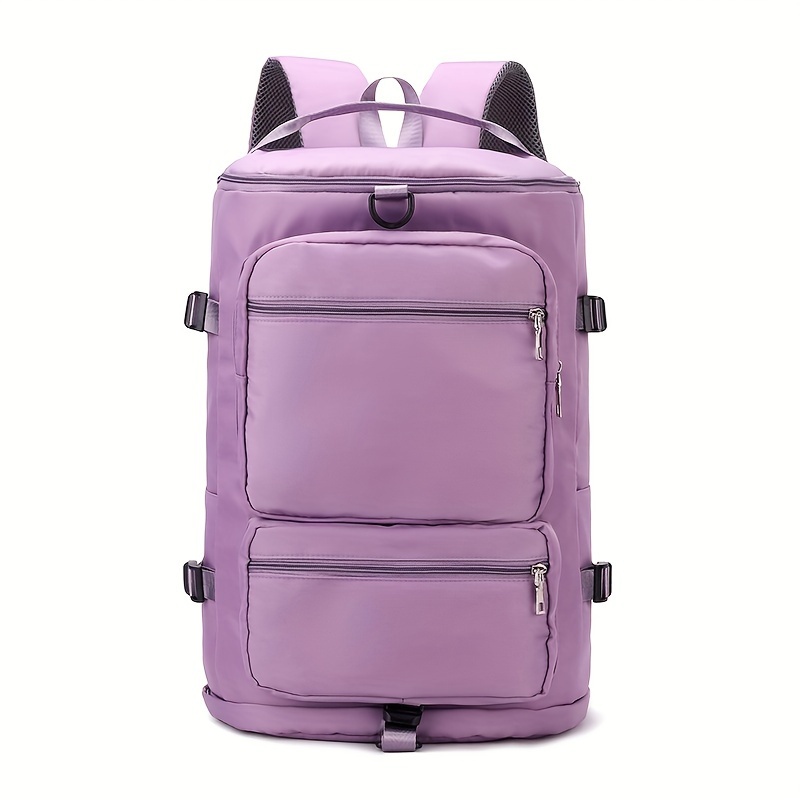 

Travel Backpack Large Capacity, Multi-function Sports Duffel, Wet And Dry Separation Bag, Nylon Shoulder Handbag With Adjustable Straps