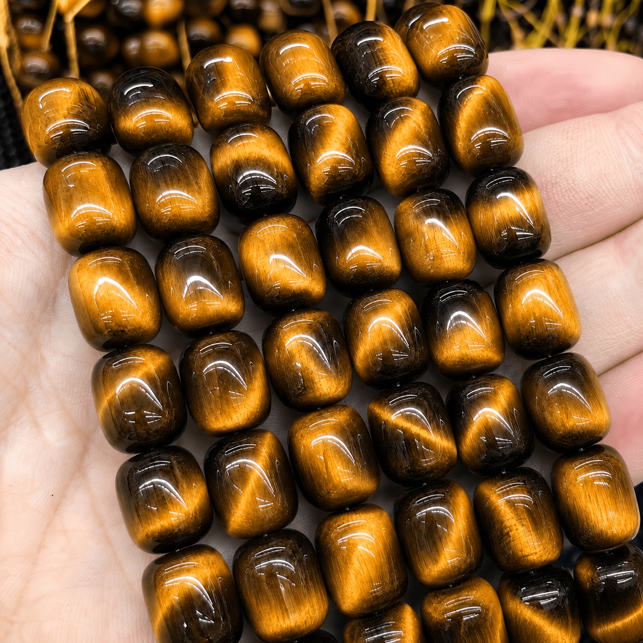 TEMU 30 's Eye Date-shaped Loose Beads, Glass Material, Jewelry Diy Supplies, Jewelry Diy Beads, Handmade Diy, Decorative Supplies, Used For