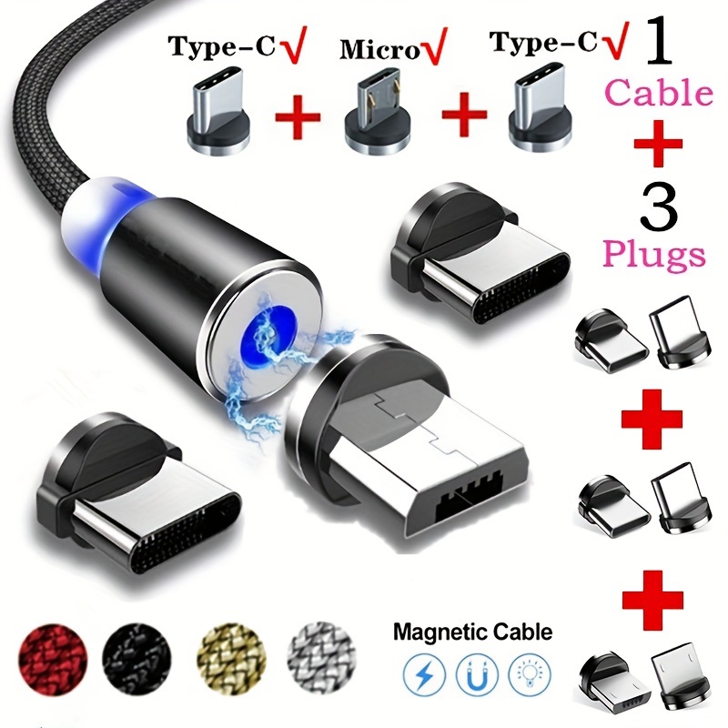 Magnet Charge Cable Type C, Magnetic Cable Type C 65w