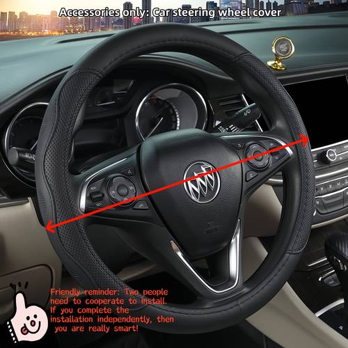 large truck steering wheel cover pu leather ultra thin breathable perforated anti slip design suitable for 16 20 inch trucks buses trucks semi trailers etc automotive interior accessories