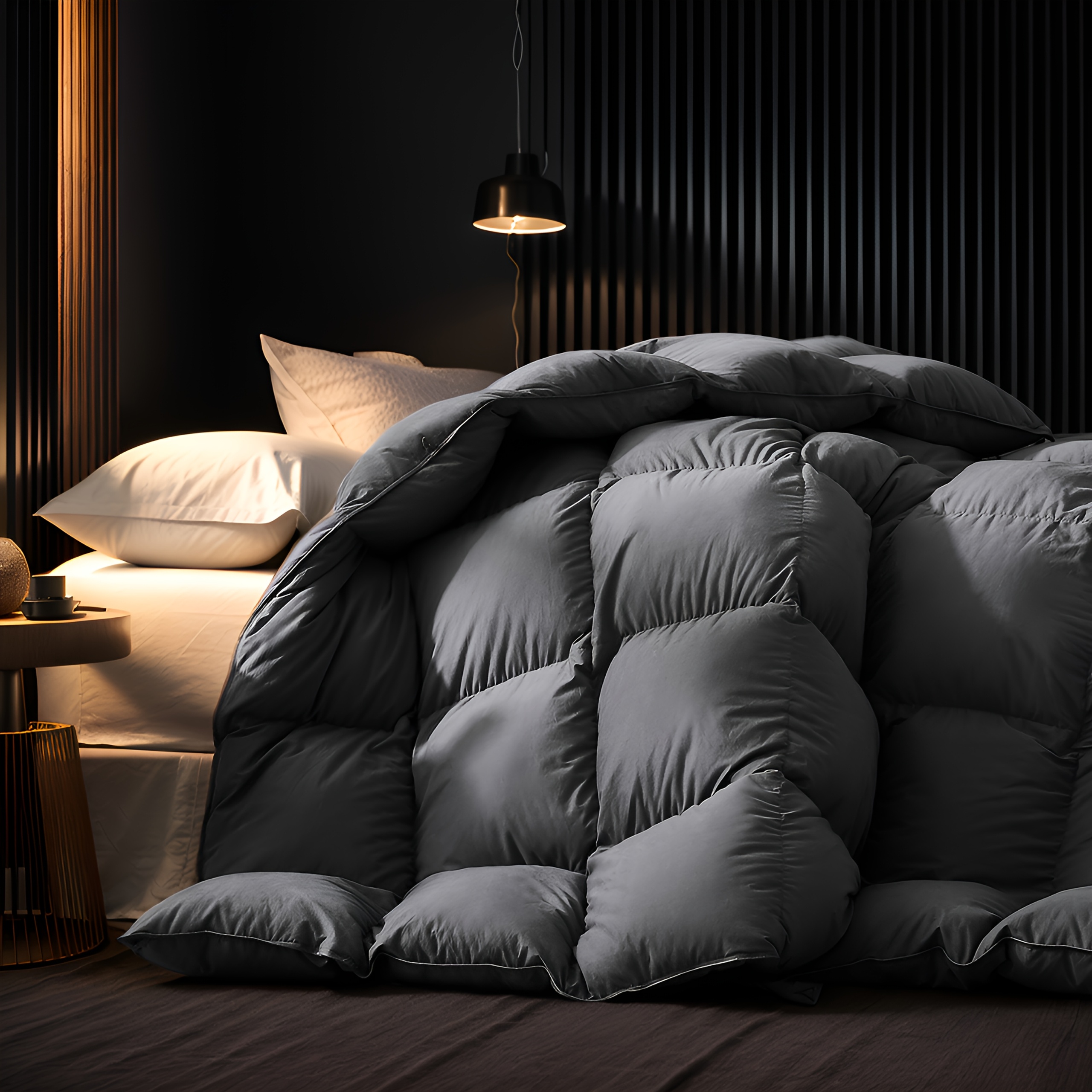 TEMU [goose Down Comforter, ] 650+ Goose Down Comforter - Breathable, Multiple Colors , Duvet Insert In King, California King, King, Queen, And Twin