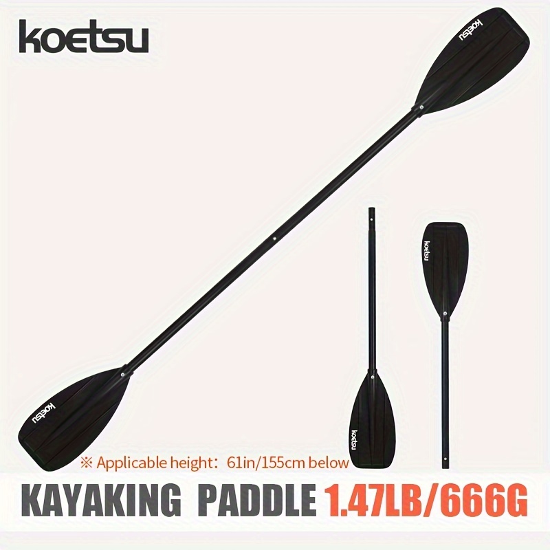 

Koetsu Kayak Paddle, Aluminum Alloy Double-ended Kayak Canoe Paddle, Paddle Board Accessories