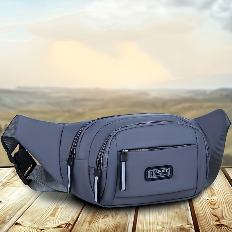 

Men's Multifunctional Waist Bag - High Cost-effectiveness, Large Capacity, Waterproof & Nylon With Adjustable Strap, Zip Closure, Ideal For Daily & Outdoor Activities