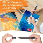 12 double sided acrylic painter waterproof for handmade works non messy art on metal and fabric large capacity dual tip design sketch markers top markers powerful art markers markers for painting