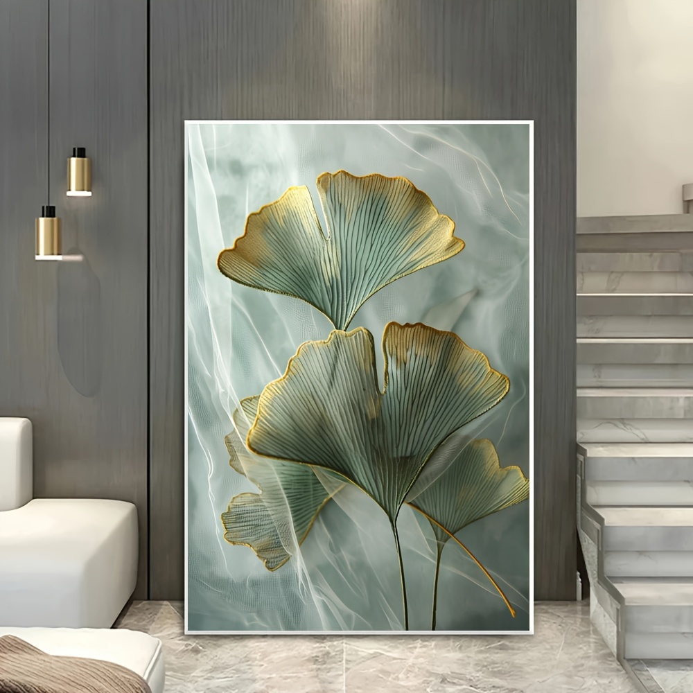 

Frameless Modern Abstract Flower Print Art Wall Art Canvas Painting - 31.49" X 47.24" (80cm X 120cm) - Suitable For Living Room And Bedroom Decor