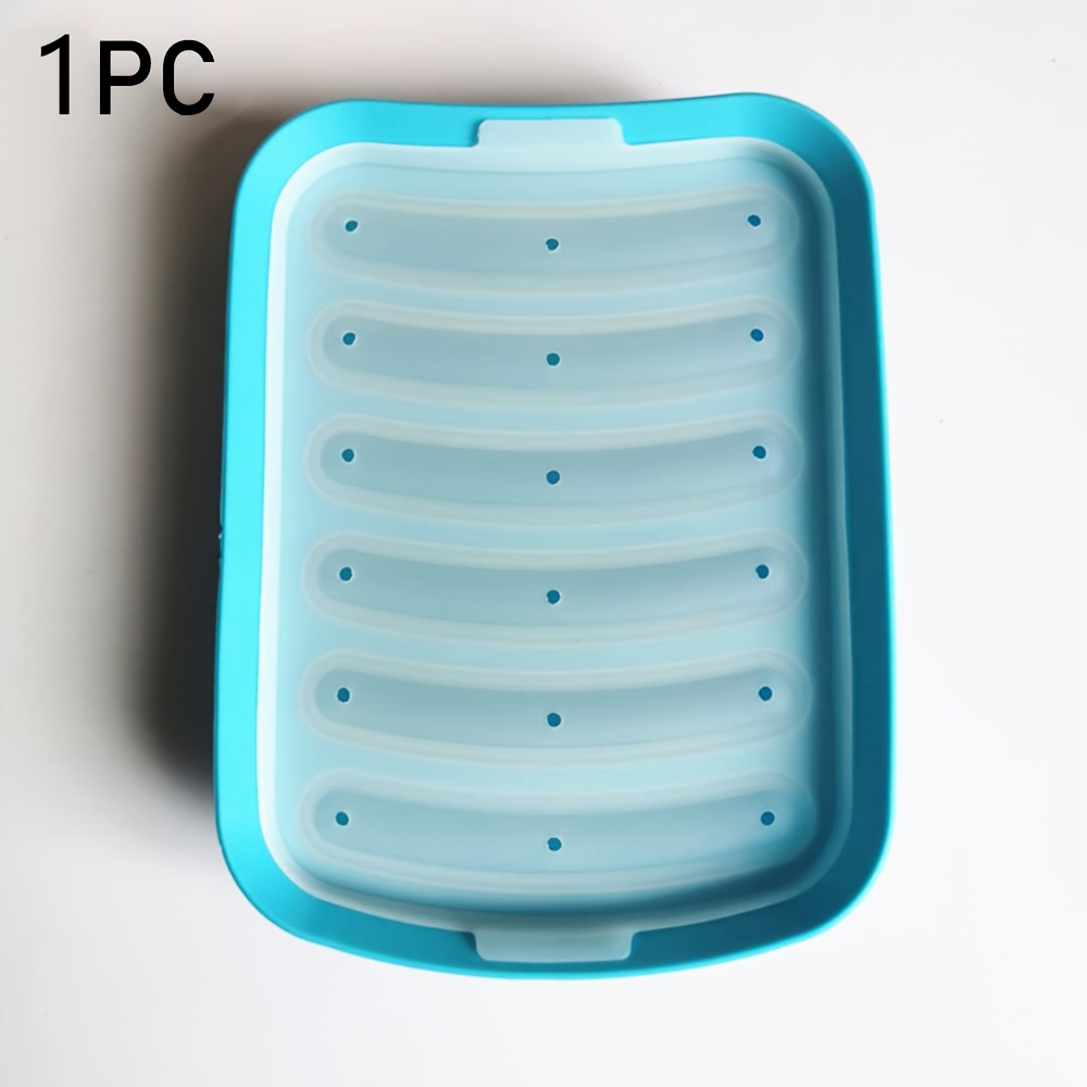 TEMU A -cavity Silicone Sausage Mold For Making Diy And Ham, Baking And Preparing Food.