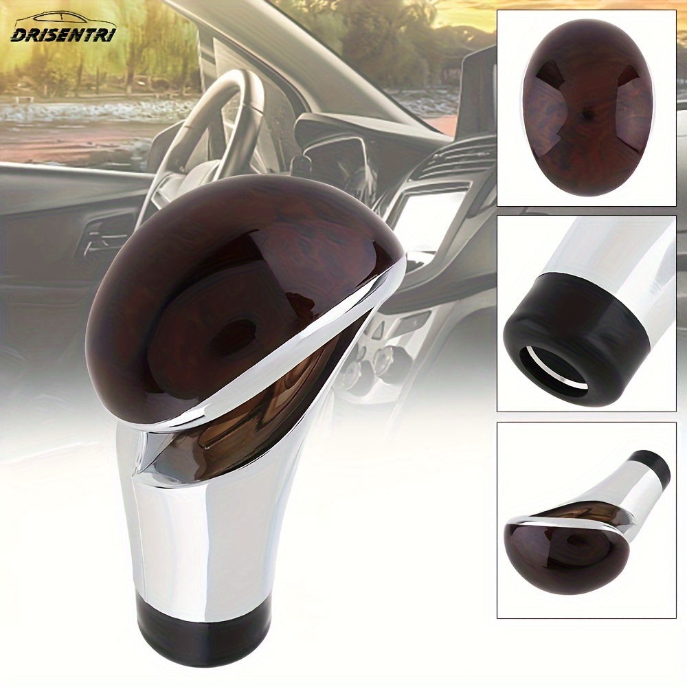 

Universal Peach Wood Car Modification Manual Transmission Shift Manual Ball Handle