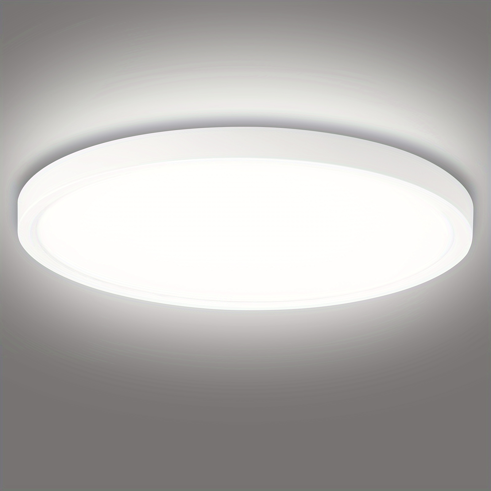 1pc Modern LED Ceiling Light LED Panel Light Cool White, Warm White, 48W 36W 12W Monochromatic Light Non-Dimmable Minimalist Style Flush Mount Ceiling Light, Round Lamp, for Living Room, Bedroom, Dining Room, Office, Hallway, Closet, Balcony