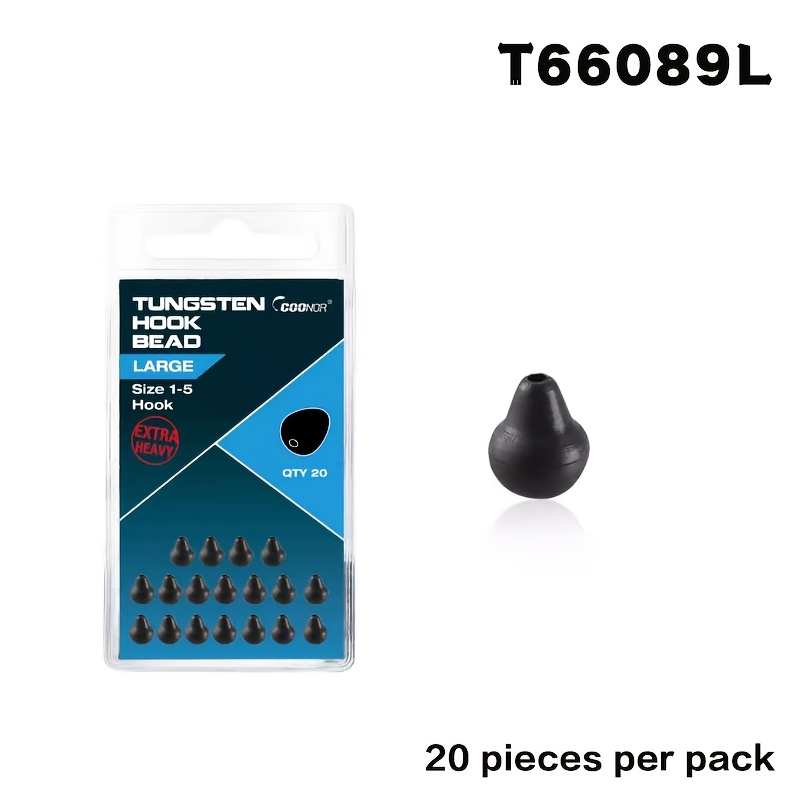 E-shop COONOR 20 Stück Tauchperlenstopper Angelschnurstopper Kohlenstoffpulver und TPE Rotierender Perlenhaken Endstopper, hilft der Unterwurfleine