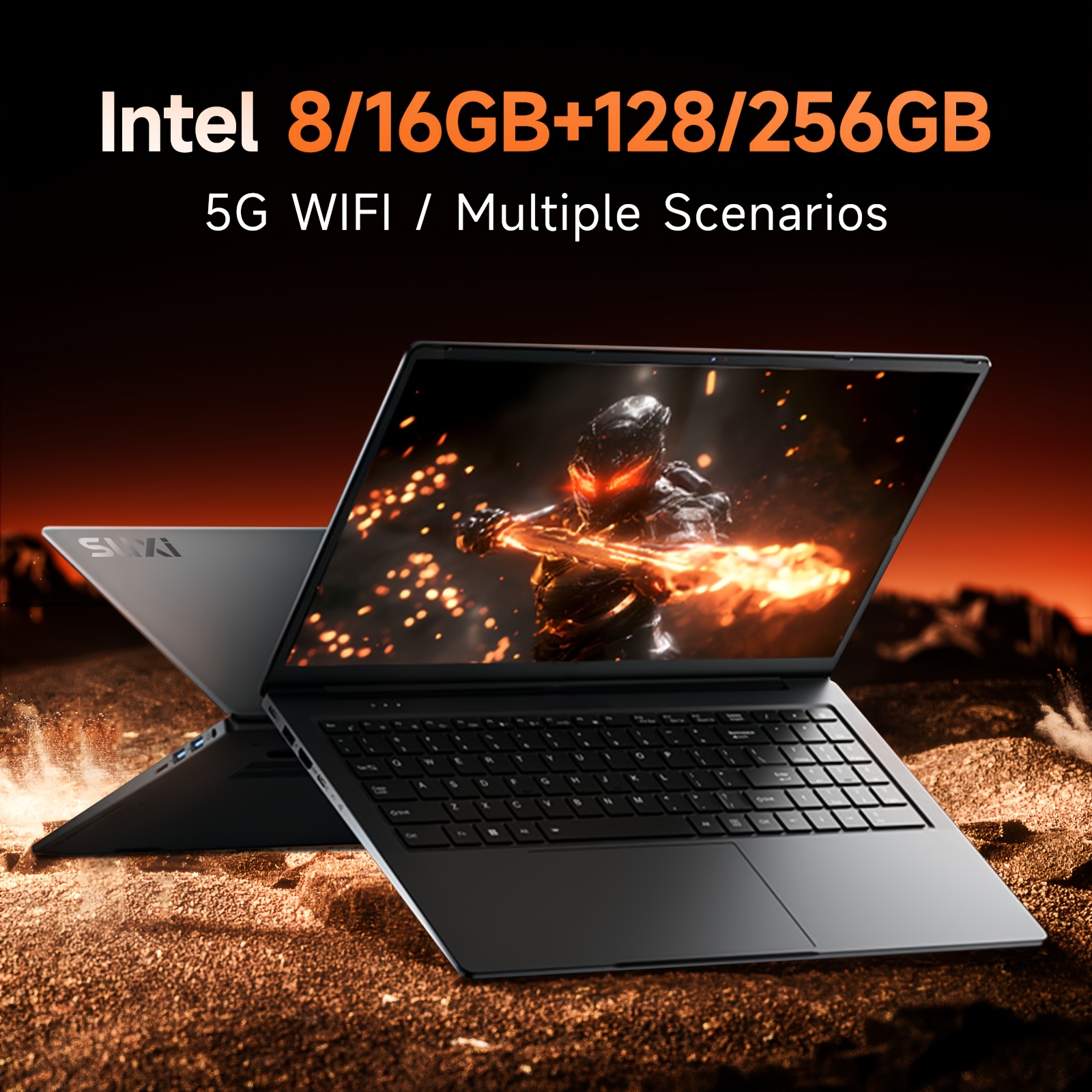 SUXI 2026 Novo Laptop 8/16GB RAM DDR4, 14/15.6 Polegadas, SSD 128/256GB