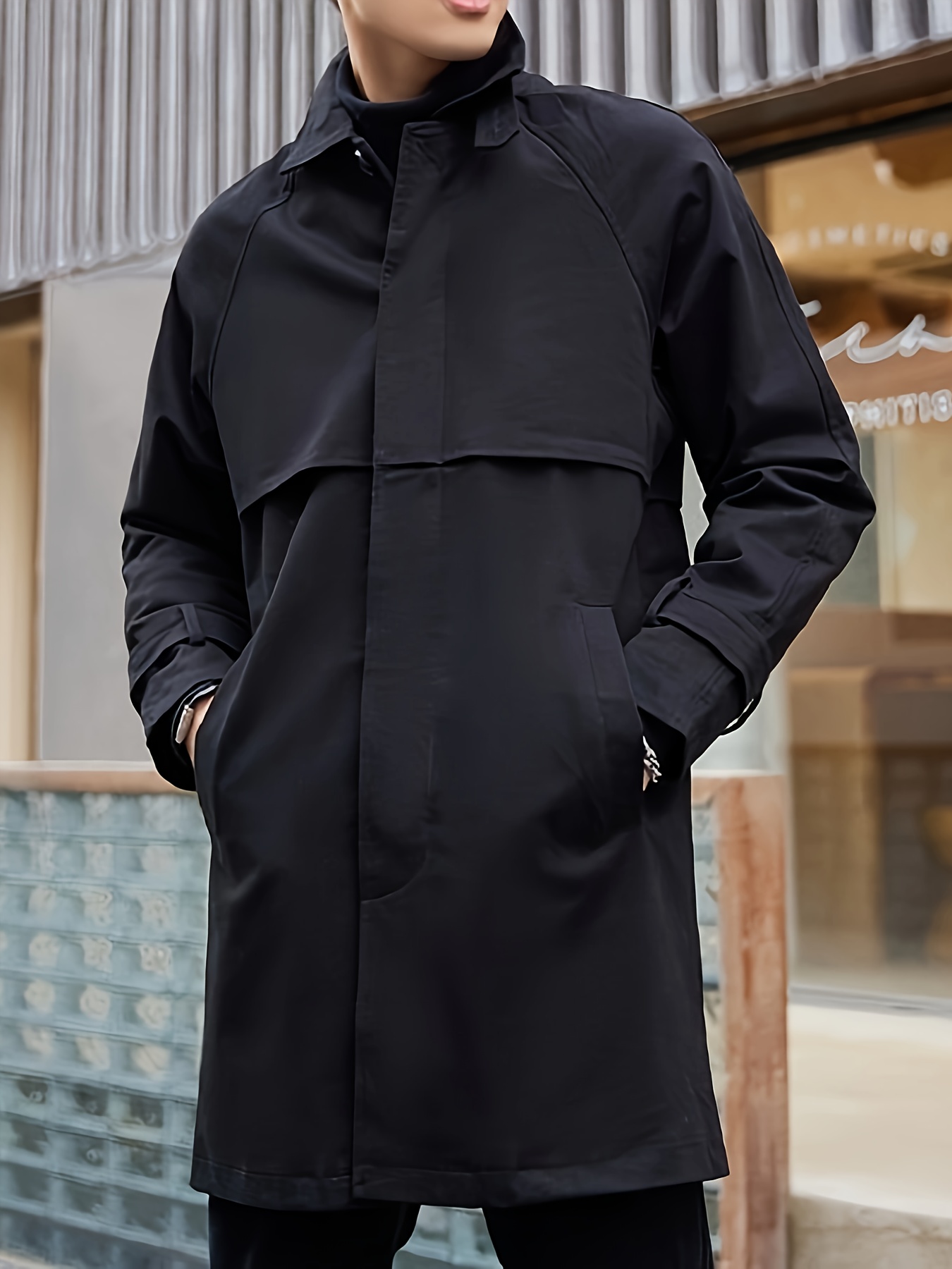 ジャケット・アウター Classical Stand Collar Trench Coat Classical Stand Collar Trench Coat