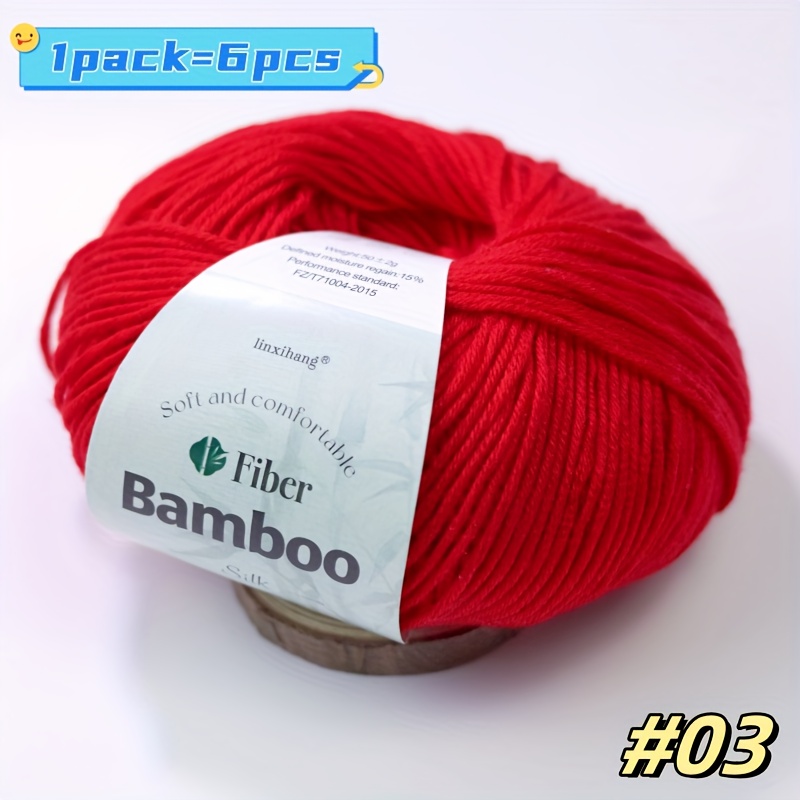 6 stck bambus mix strickgarn  weich atmungsaktiv ideal - Temu Switzerland
