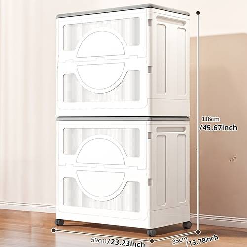 item picture large capacity household storage box with a lid and wheels for organizing clothes miscellaneous items and blankets