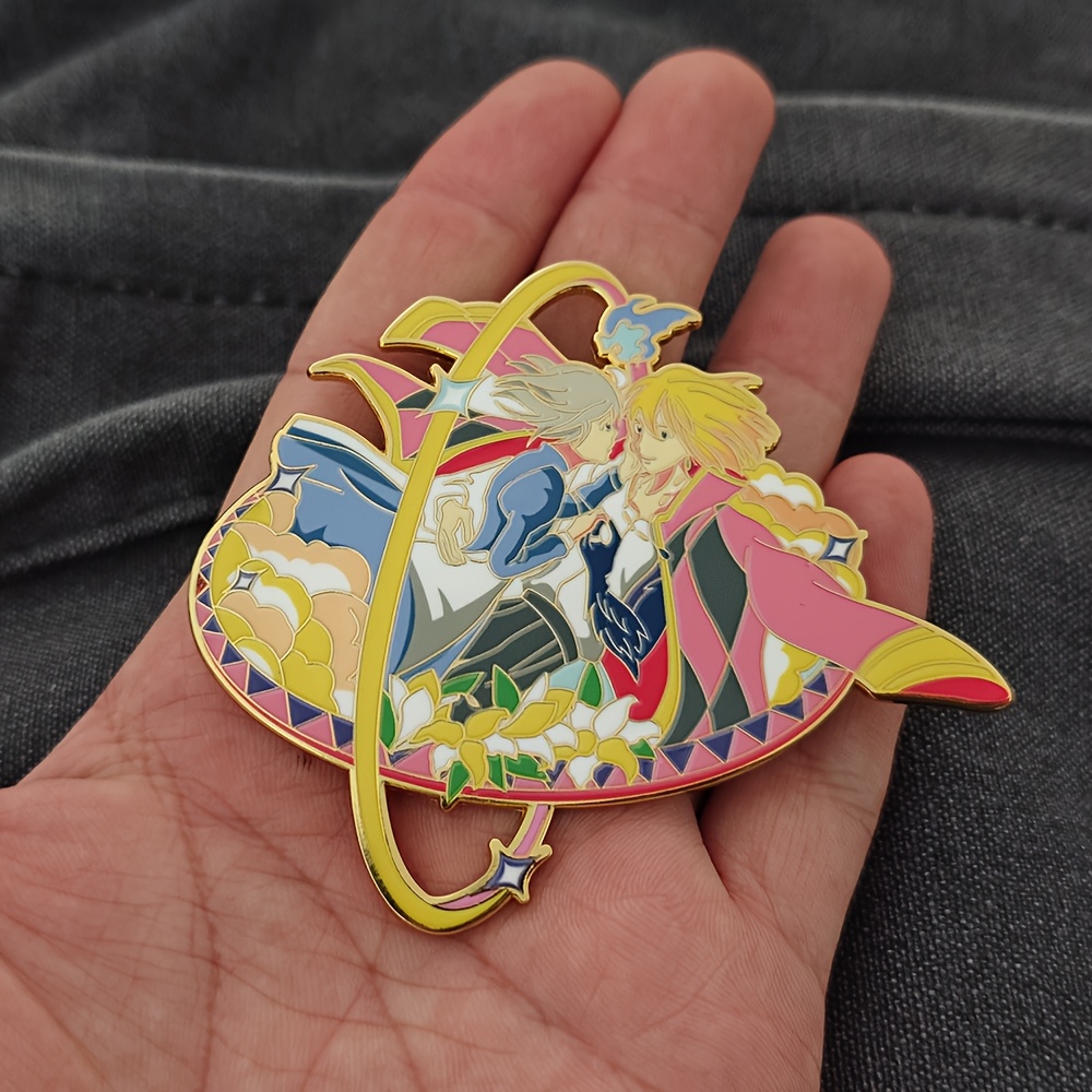anime castle enamel badges high quality metal - Temu