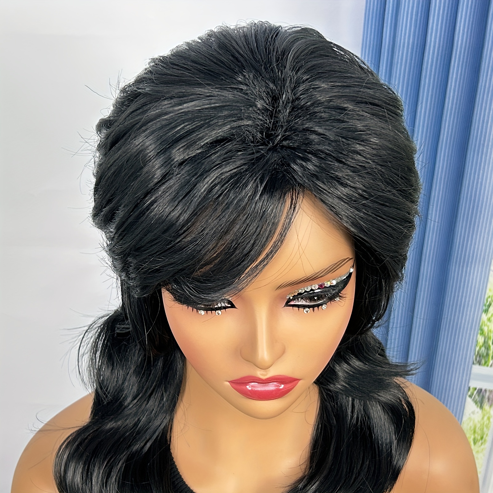 Perruque Synthétique Longue Bouclée - Couleur Dark Blond Copper, Bonnet Moyen, Référence JENNIFER G27 - NEUVE Avec étiquette