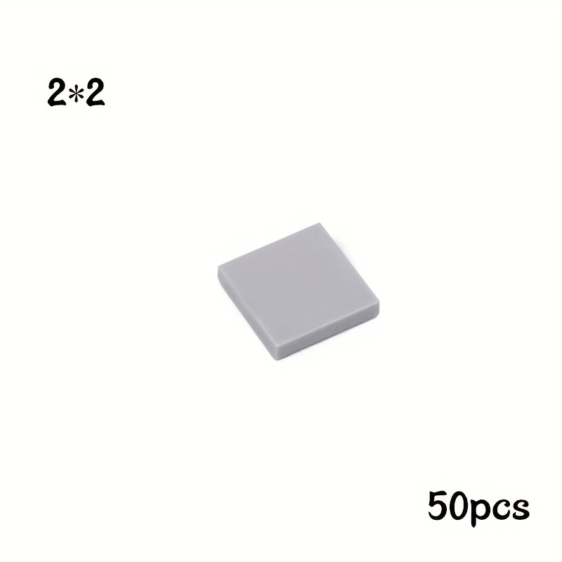 200pcs DIY Building Blocks Ceramic Tile 2x2 Educational Creative Toys