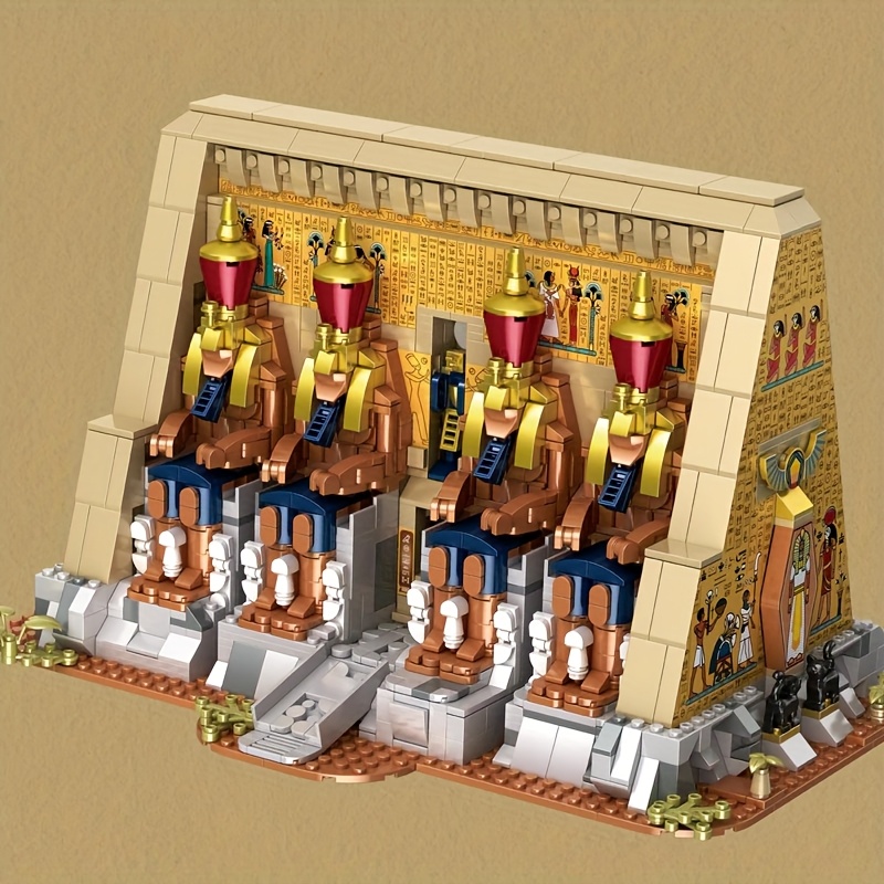 Image of Without Original Box 2568pcs Home Decoration Beautiful Architecture Building Block Assembly Model For Christmas Halloween Birthday Gift, Wgc66049 Medieval Building Blocks Toys For Diy Block.