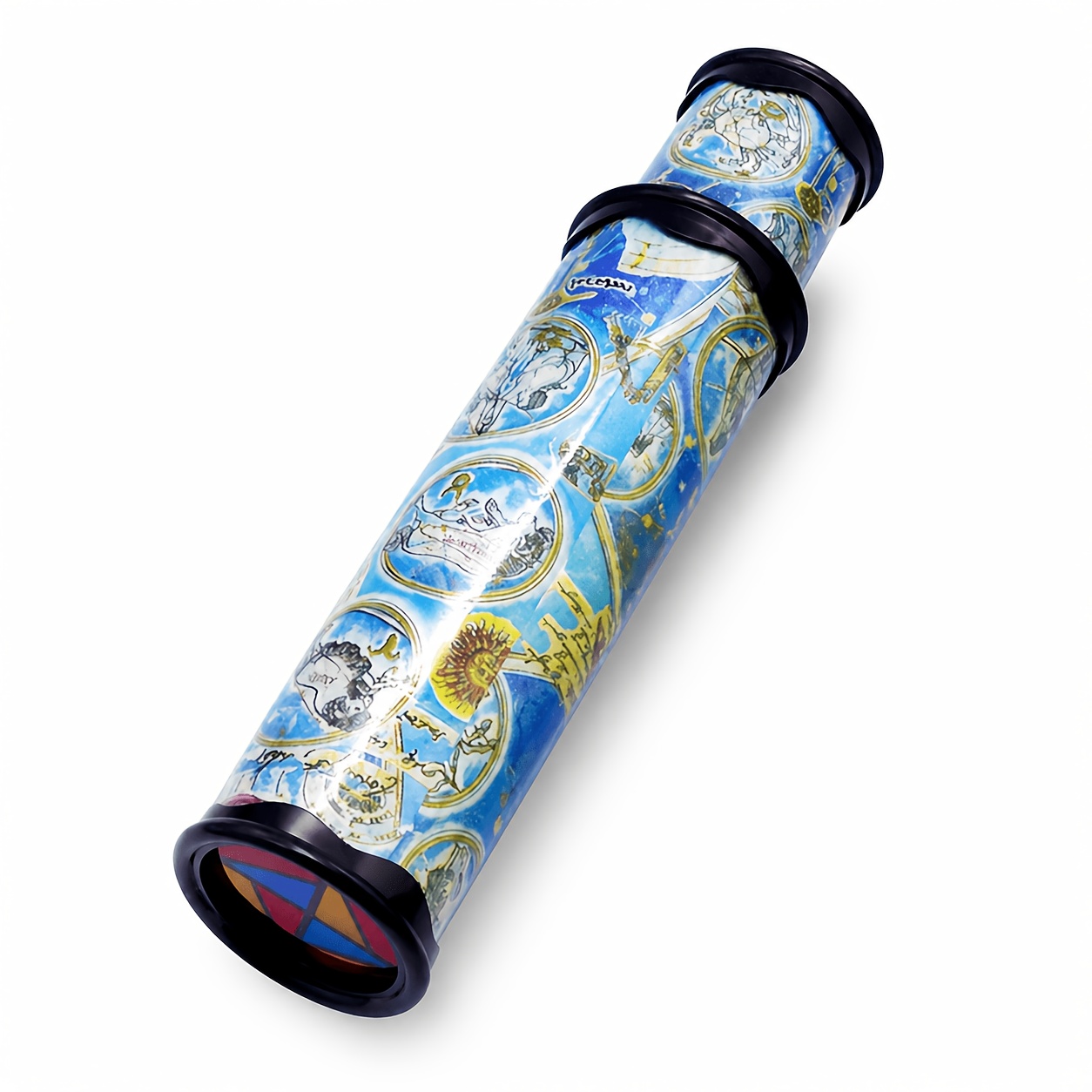 TEMU Large Size Rotatable Kaleidoscope, Magical And Multi-style Telescopic Kaleidoscope, Kindergarten Toy (random Style Pattern)