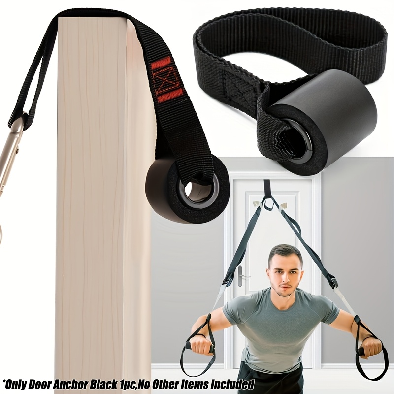 1pc Home Gym Resistance Bands Door Anchor, Adjustable Fitness Strap for Strength Training, Physical Relax & Stretching,