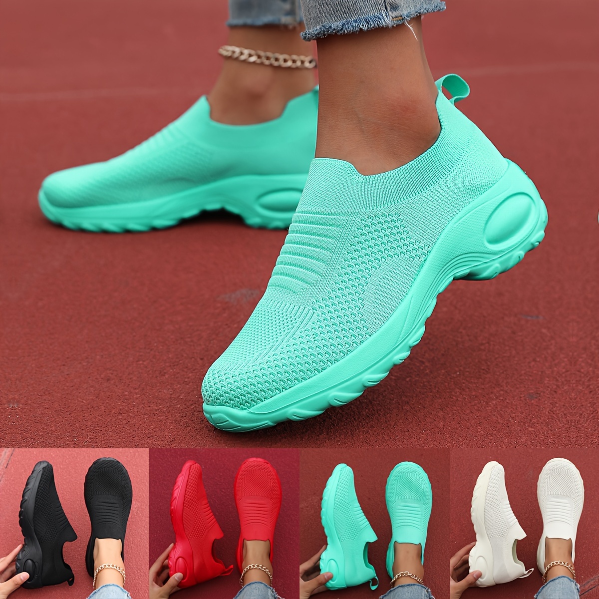 Lightweight Slip-On Casual Women'S Shoes, Casual Sports Sneakers., Women Shoes