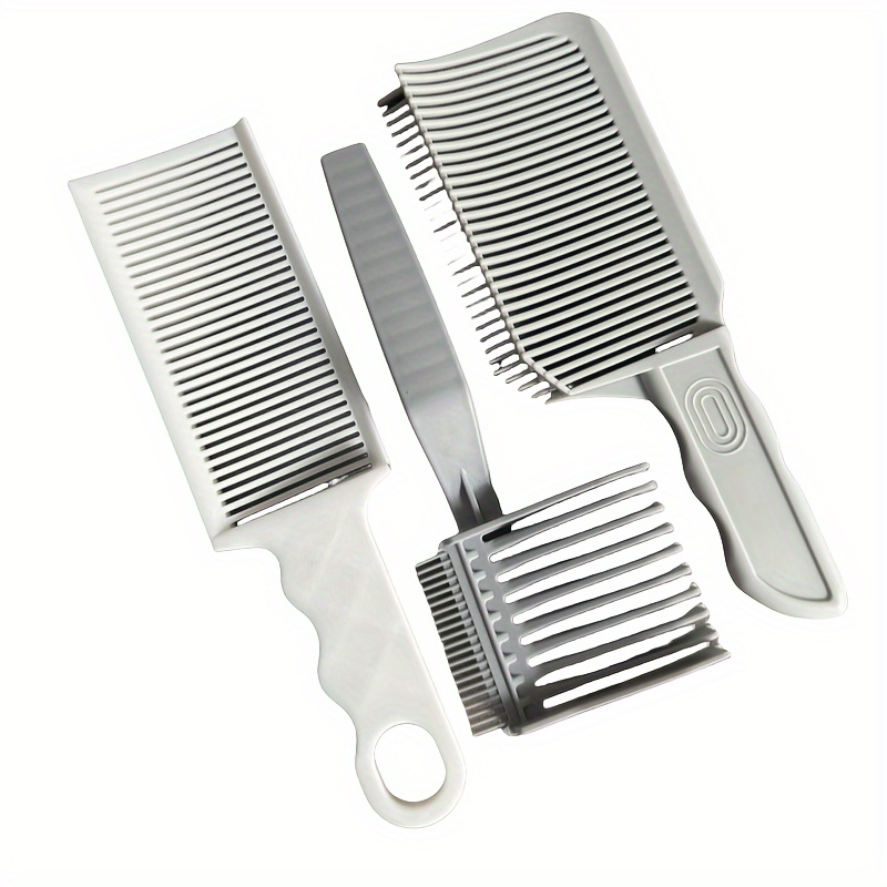 TEMU 3pcs Professional Hair Styling Comb Set - , Curved & Top For Salon- Hairstyles, Christmas