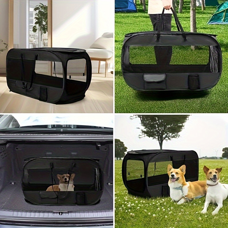 1pc rectangular folding dog cage fence puppy pet supplies tent dog bed rolling room Product details 1