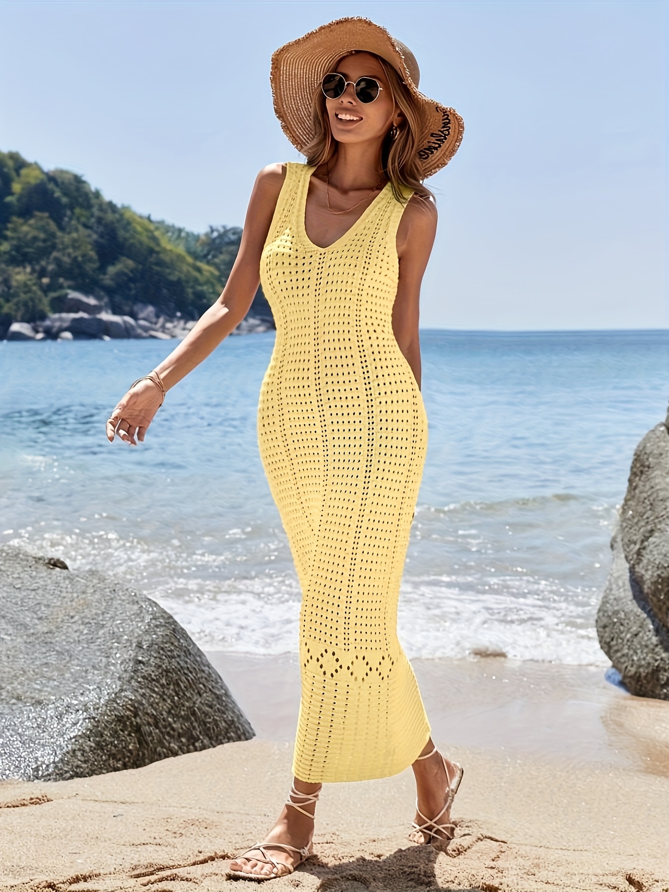 fitted lace wedding dress Beachside Chic: White Tank Top Maxi Dress with Black Stripes – New Waverly  Feed, Farm & Firearms main image 1