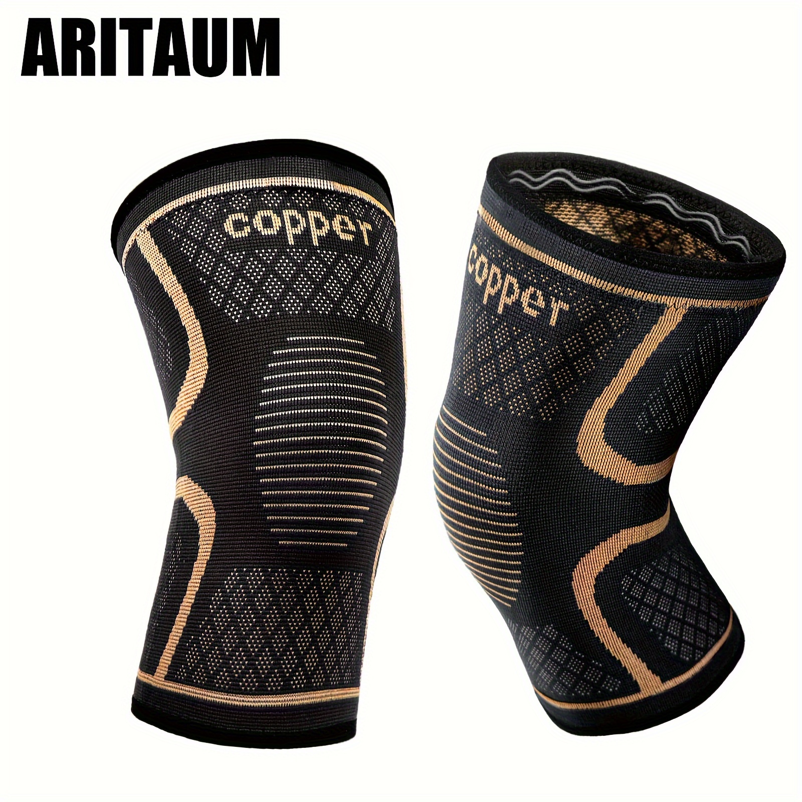 

Copper Knee Braces For Men And Women (2 Pack) -knee Supports Copper Knee Sleeve For Knee Sports And Recovery Support