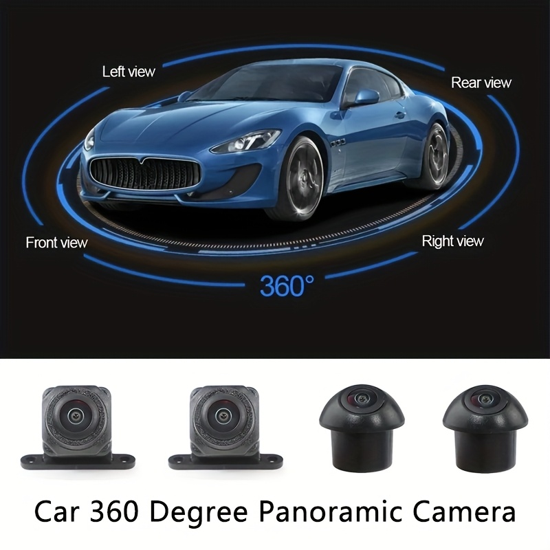 Caméra De Recul Panoramique 360° AHD1080P Pour Autoradio Android - Vue Avant/arrière/gauche/droite