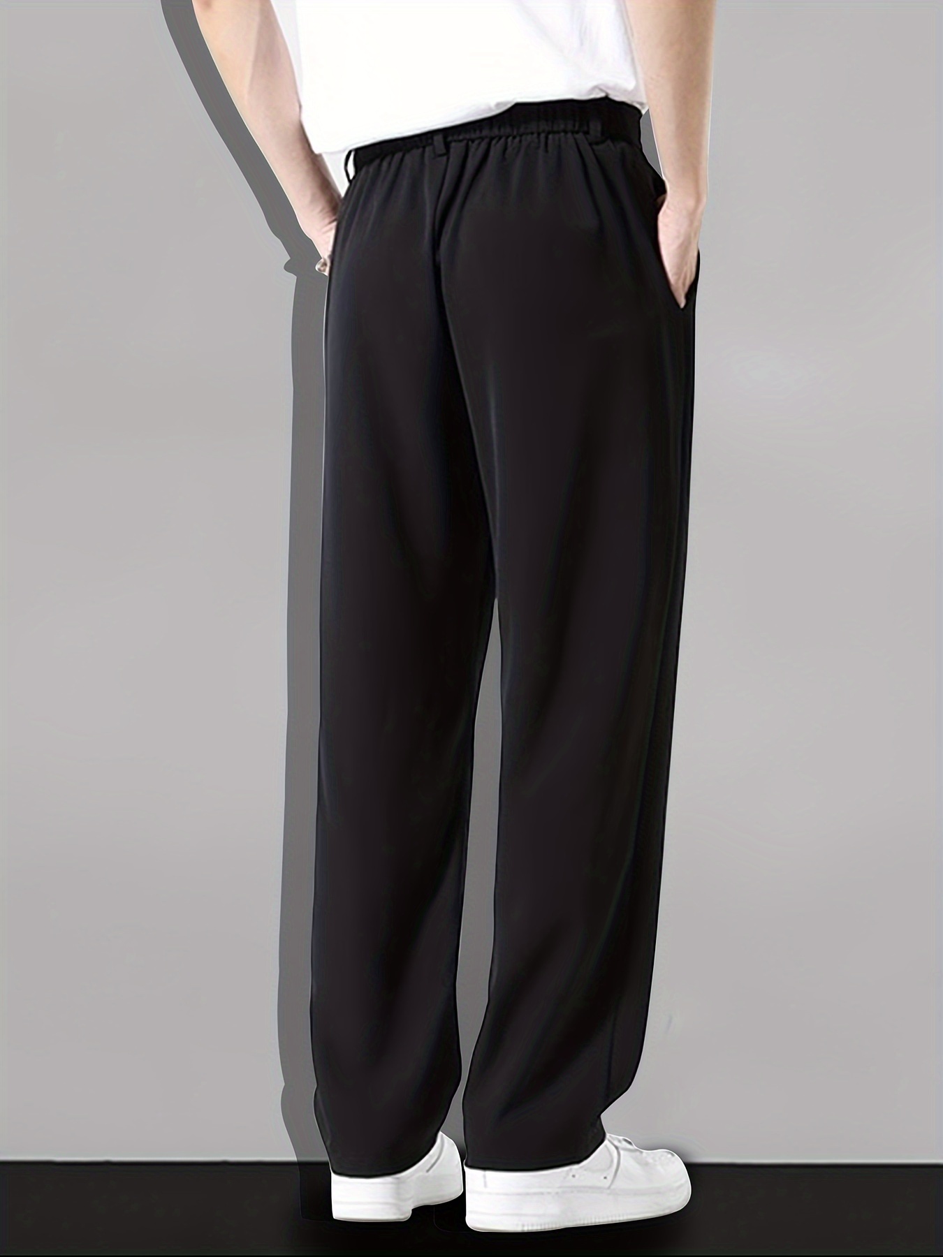 Men'S Casual Straight-Leg Trousers for Summer