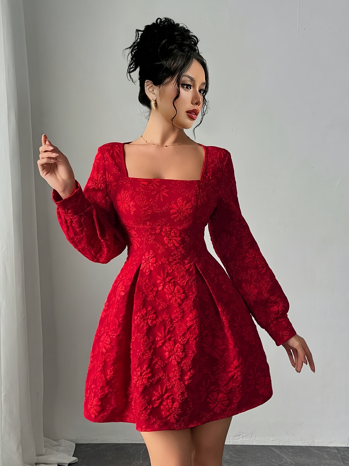 sachin and babi light blue dress Women Long Sleeve V Neck Slit Sweater Dress Casual Lapel Button Up Slim  Ribbed Knit Maxi Dresses Wine Red LARGE : Target