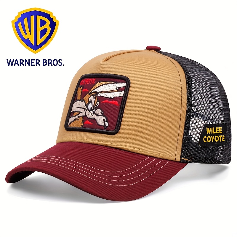 E-shop Bros COYOTE Baseball Cap mit Stickerei für Herren und Damen, geeignet für Outdoor-Sportveranstaltungen, Mesh Duckbill Cap, lässig und vielseitig