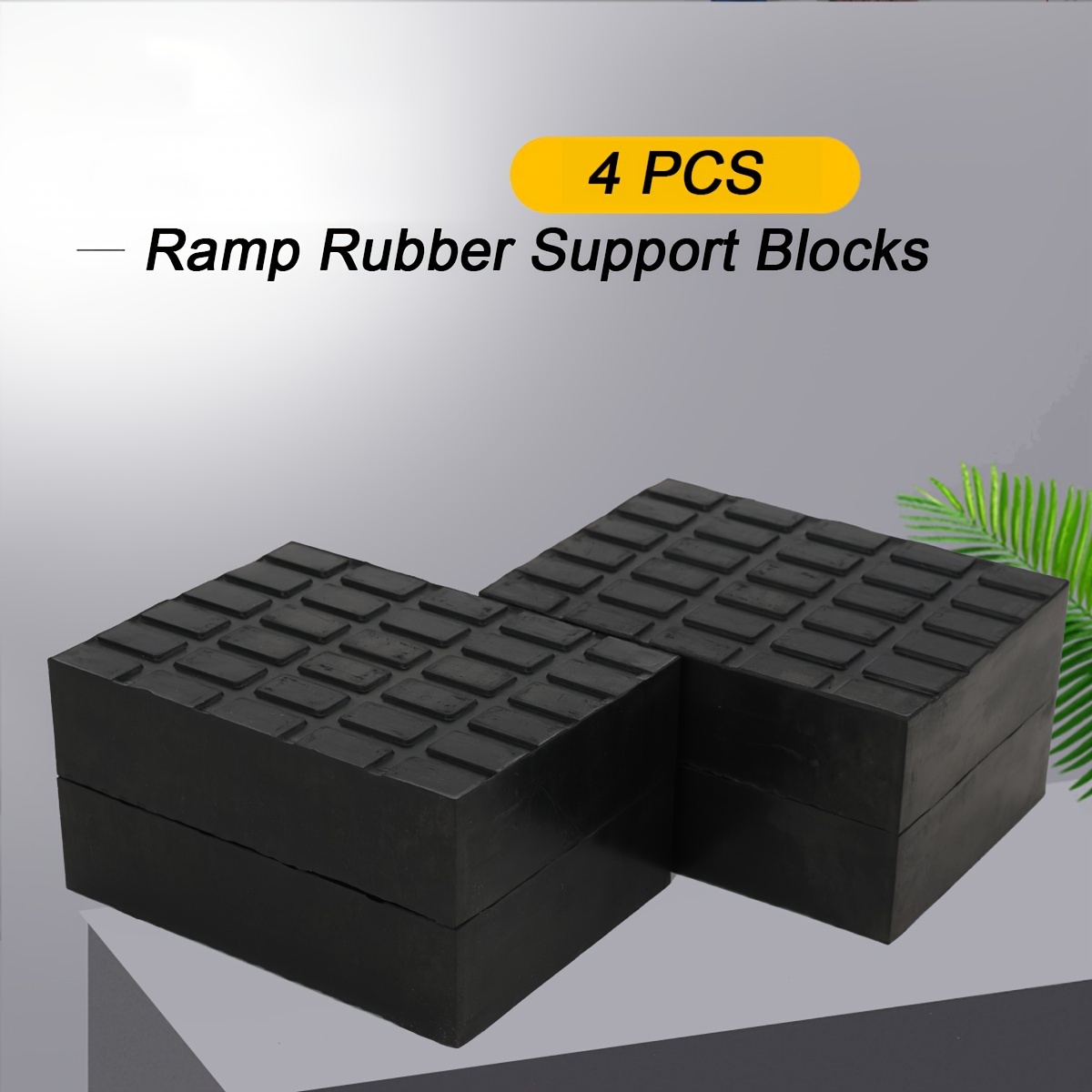 4 Piece Scissor Car Lift Pads for Universal Use