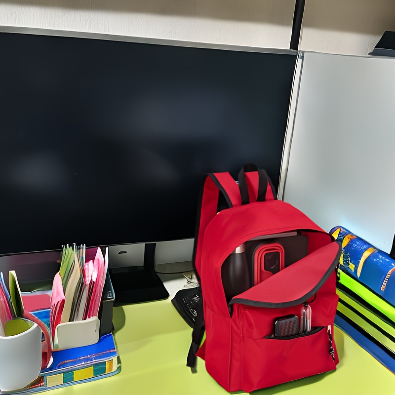 

Durable Casual Backpack, Lightweight Daypack, Multi-pocket Shoulder Bag For Travel School Work