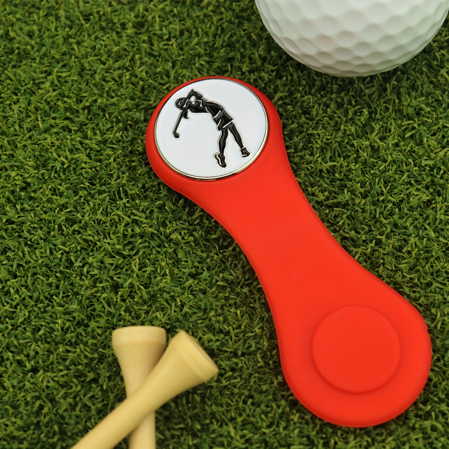 TEMU Magnetic Golf Clip With Dent Repair Tool - Conveniently Secure Your Hat And Keep Accessories Handy