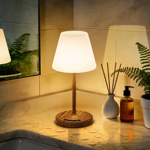 cordless shower lamp waterproof cordless lamp with 4000mah battery rechargeable table lamp touch dimmable desk light for outdoor touch lamps for nightstand kitchen bathroom camping patio ip54