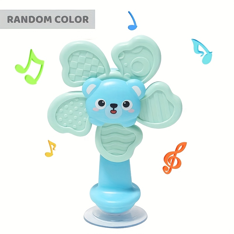 Baby Suction Cup Windmill Toy for Sensory Development